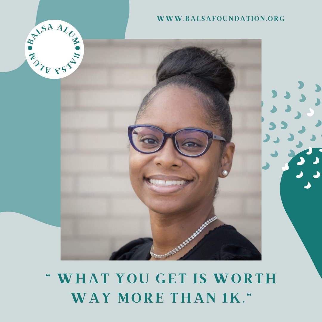 BALSAfoundation's tweet photo. If we've said it once, we've said it 1,000 times, don't give up if you don't get into a cohort on your first try.  Keep applying, just like Tanisha.  Apply through July 24th: https://t.co/n4XaoaBq1j https://t.co/uGhc9L9xYT
