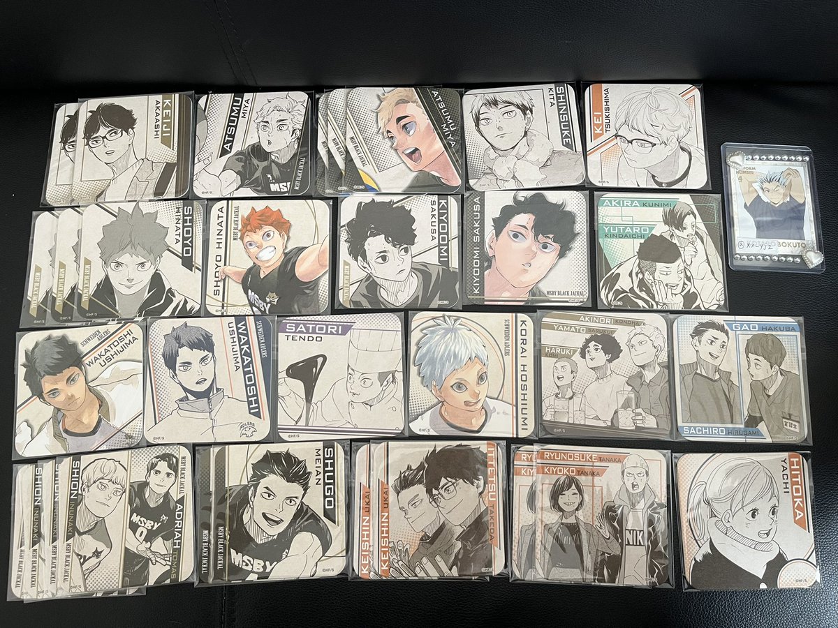 xx_yj2's tweet photo. 【交換/譲渡】ハイキュー ハイキュー展 FINAL ジャンフェス JF アートコースター アトコ

【譲】画像参照

【求】木兎光太郎(画像4枚目)

◎初回プロカ必読
◎郵送または名古屋手渡し

検索からでもお気軽にお声がけ下さい🙇‍♀️ https://t.co/p9GqFffWW4