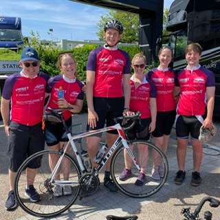 On the 16th and 17th July Aston Mullins undertook the epic challenge of cycling non stop for 24 hours around Cheltenham and Cleeve Hill to raise money for Racing Welfare (racingwelfare.co.uk). Between us we cycled over 800 km and tackled several challenging ascents.
