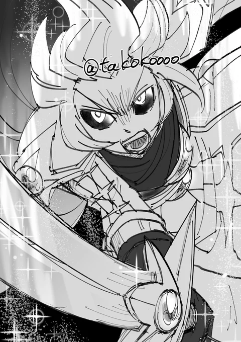 #オレカバトル版深夜の真剣お絵描き60分一本勝負

クレイくん様 