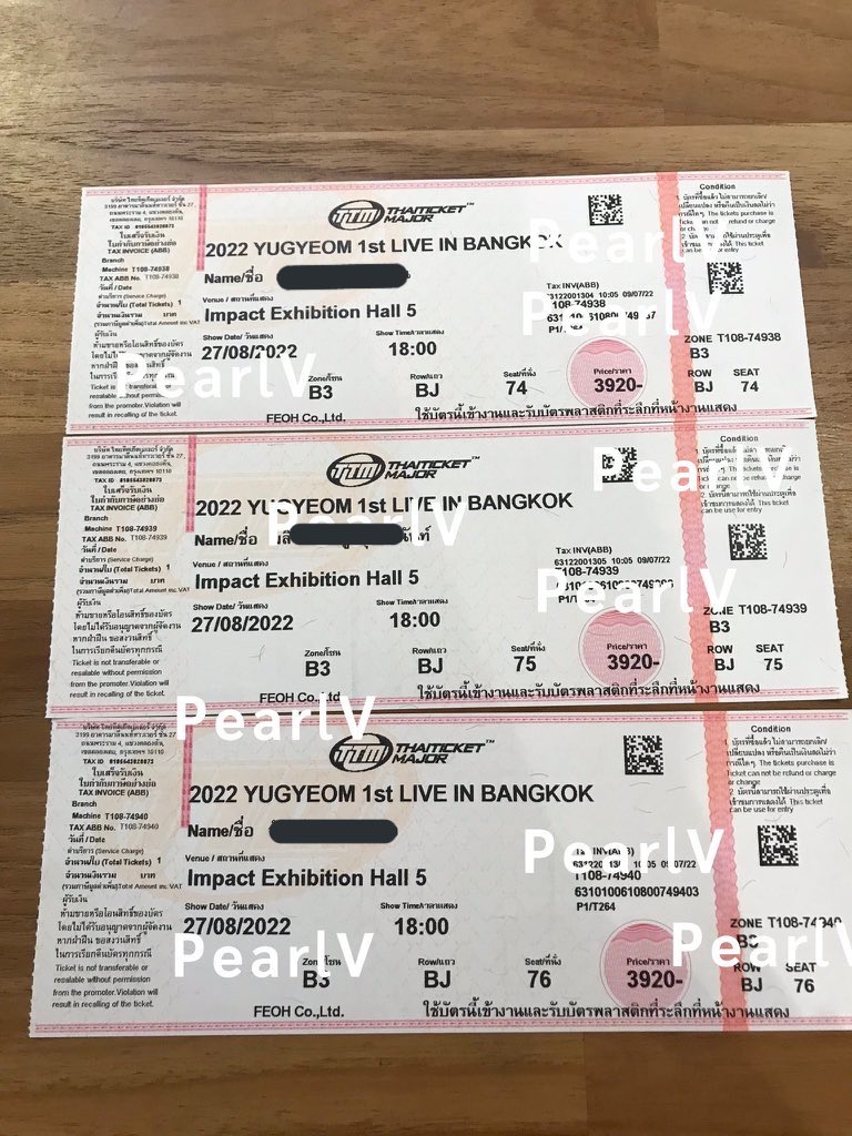 Jessy_vodka's tweet photo. 📣ปล่อยบัตร 39 วันเสาร์ เลขที่นั่ง 75 🧾

📣แจกแก้บนบัตร 39 วันเสาร์ เลขที่นั่ง 76 สำหรับคนที่รี 1 ใบ(รับบัตรหน้างาน)🙇🏻‍♀️

#ตลาดนัดอากาเช่ 
#YUGYEOM1stLiveInBKK #YUGYEOM https://t.co/B0kzGeAuWi