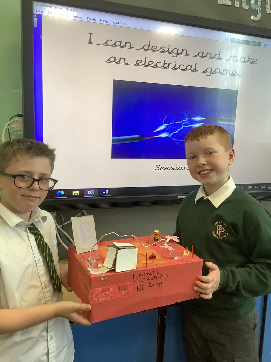 PeelParkClass13's tweet photo. Look at our fantastic electrical games https://t.co/ISdPb4YIU8