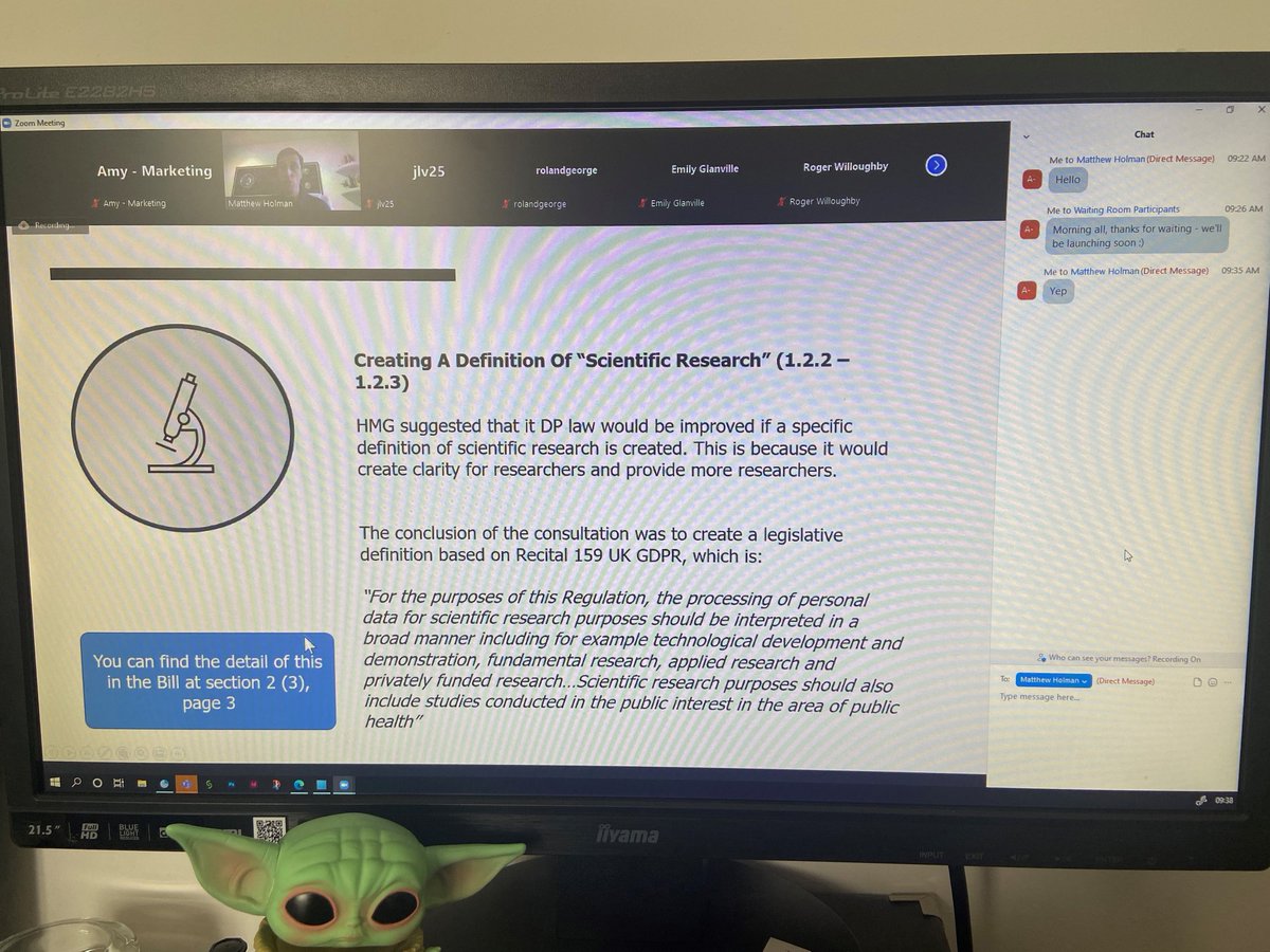 EMW_DP's tweet photo. This morning our #DataProtection expert, Matthew Holman, ran through the proposed changes to data protection law published by DCMS in June. Thank you to everyone who joined us, we hope you found it useful,  and we look forward to seeing you at the next one! 🙌

#Events #TheEMWway https://t.co/2D4PiZfuc2