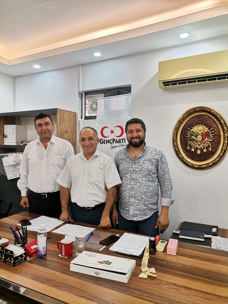 gencparti07's tweet photo. Bursa Mudanya İlçe Başkanı sayın Mustafa Şener'in nazik ziyaretleri için teşekkür ederiz.
#gencparti #cemuzan #Bursa #Mudanya #Antalya #birlik https://t.co/OjMxegFnuF
