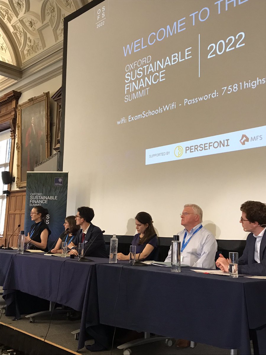 comclimatelaw's tweet image. Climate litigation and liability panel @UniofOxford with @ThomWetzer, Sarah Barker, @CatherineHigha3, @JavierSolana8, Vesselina Haralampieva and @firth_john ⚖️ « Climate litigation is litigation » #OSFS2022
