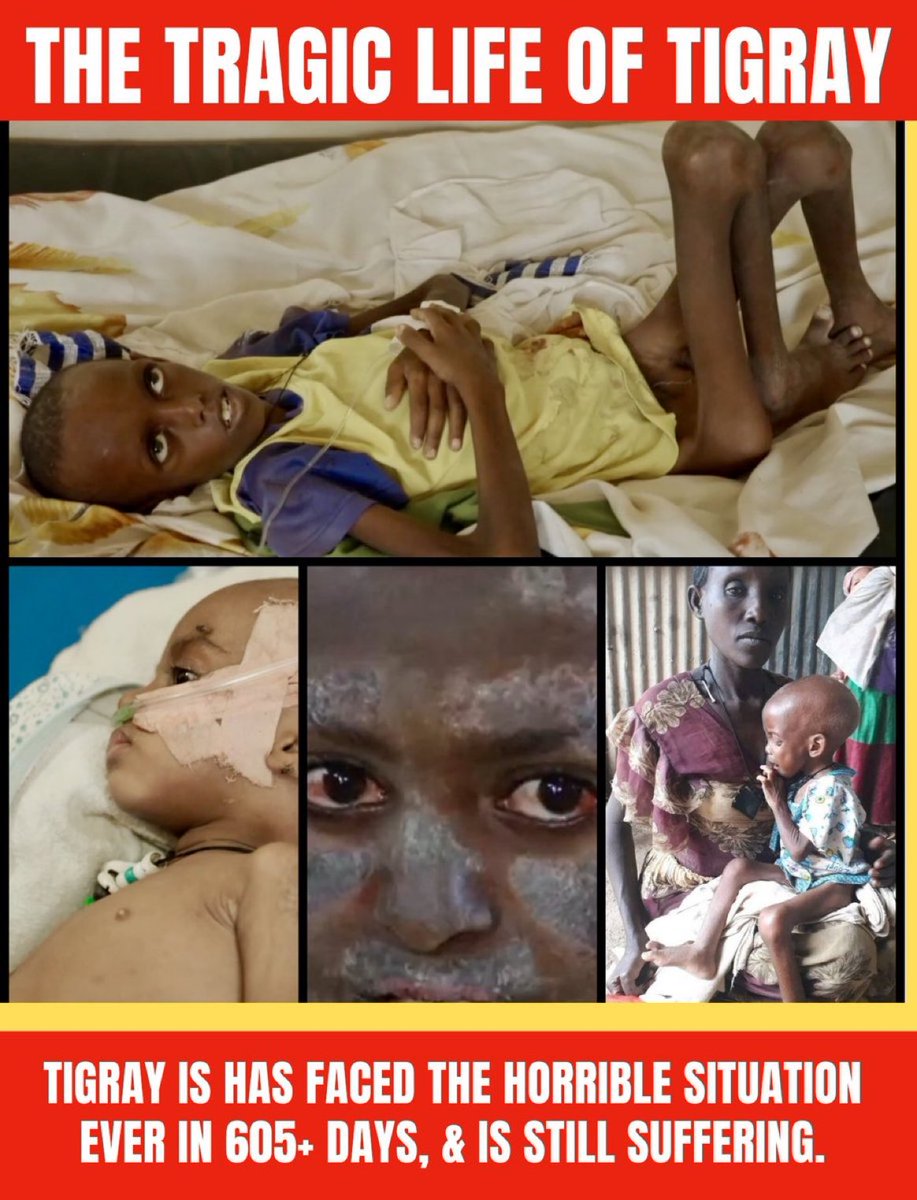 9fgar5KPDc3WSZj's tweet photo. #7mill in #Tigray need urgent humanitarian assistance now
626+ days blocked &360 degree make tigray people in difficult to seek help from loved ones. #EndTigraySiege #TigrayFamine @micdunford @WFP @PowerUSAID @UNOCHA @SecBlinken @JosepBorrellF https://t.co/WbFRW1l3Nx