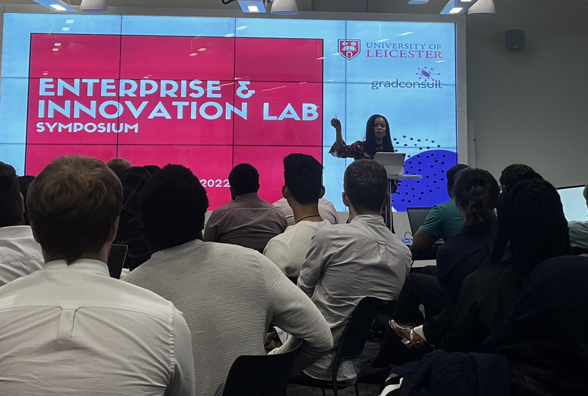 Powerful talk from <a href="/ClaudiaWebbe/">Claudia Webbe</a> MP at the <a href="/uniofleicester/">University of Leicester</a> @gradconsult Enterprise and Innovation Lab touching on sustainability, poverty and taking a stand in a febrile political climate.