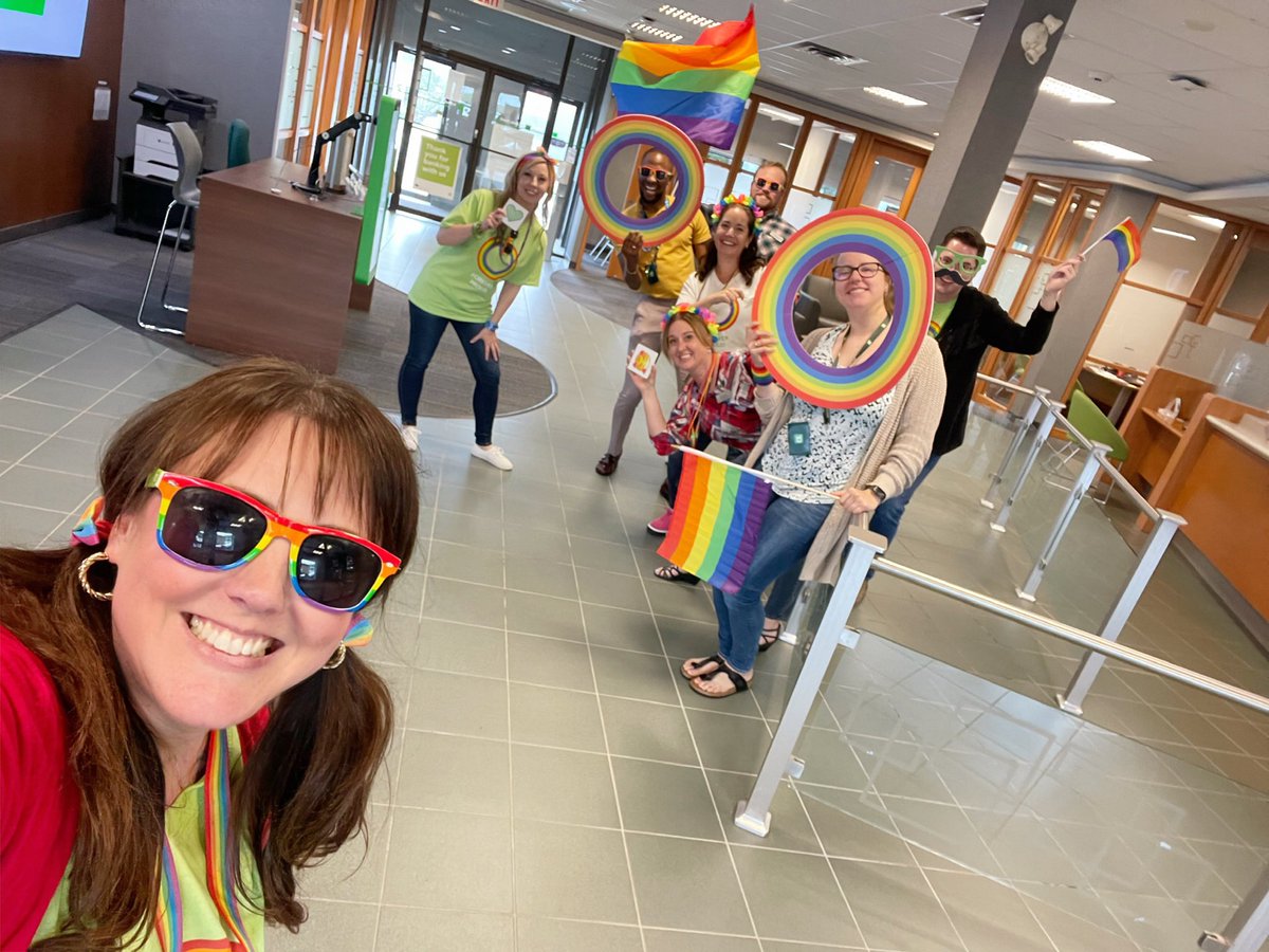 What a day to show our #TDPRIDE The Avalon branches getting ready for this years Pride Parade! Happy Pride St.John’s! 🏳️‍🌈 #ForeverProud #ForeverProgressing @danielletd5808 <a href="/danielskanes95/">Daniel Skanes</a> <a href="/MuirChris_TD/">Chris Muir</a>