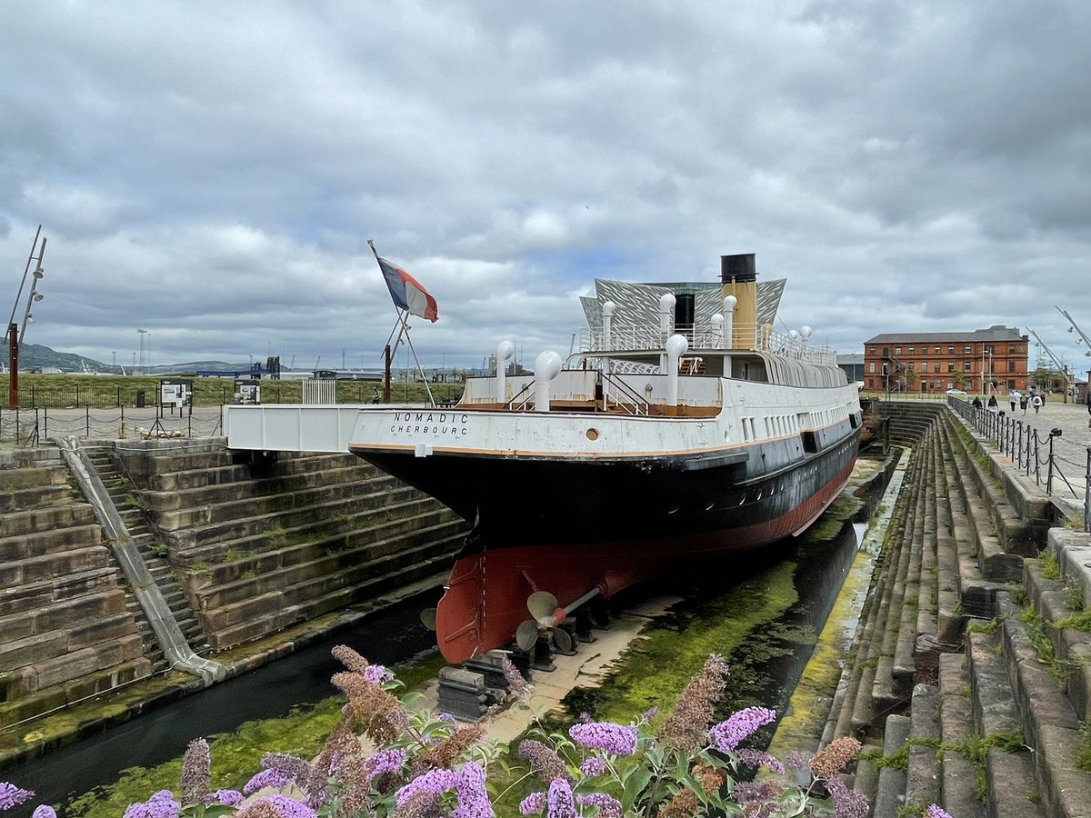 She’s beautiful! The SS Nomadic - the last surviving White Star Line ship. Built 1911 as a tender, she took passengers from Cherbourg to the Titanic in 1912

<a href="/TitanicBelfast/">Titanic Belfast</a> <a href="/TitanicQuarter/">Titanic Quarter</a> <a href="/VisitBelfast/">Visit Belfast</a> #belfast #maritime #history #titanic #thursday #ships #sea #travel #ocean