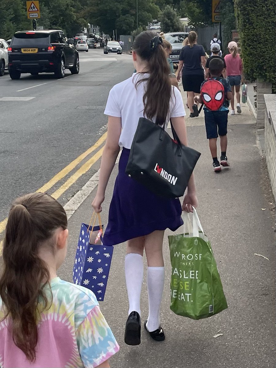 WWF_Hasbro_Dan's tweet photo. So today was the last ever time I get to walk my eldest daughter Chloe to primary school, yes Iβve had tears today Iβm one damn proud Daddy. π #PrimarySchoolLeaver https://t.co/yJbrOZ69z4