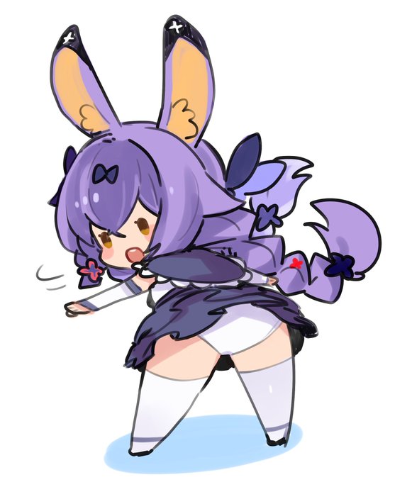 某所で落書きしたテフちゃん。 