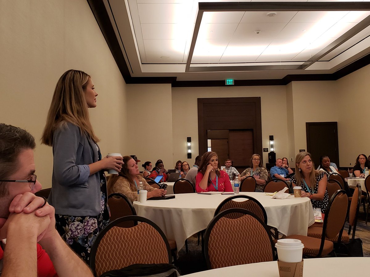 DPsmithteach's tweet image. #SREBSummer @DeerParkHS @DeerParkSchools @hstwSWohio @mwalkerglenn Deer Park, Ohio getting the morning rocking at the National Making Schools Work Conference! Excellent!