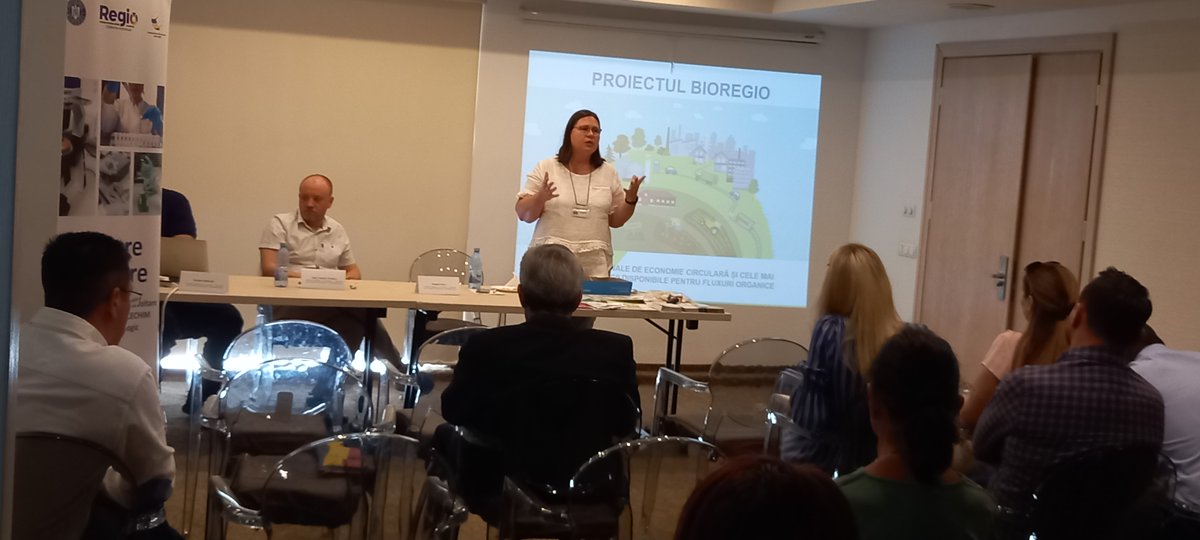 IcechimCalarasi's tweet photo. #BIOREGIOproject good practices for circular bio-based economy were presented at the events organised on 12 July in Pitești and on 13 July in Targoviste within the POR project ”Dezvoltare prin inovare” https://t.co/WP1EmRUm3o