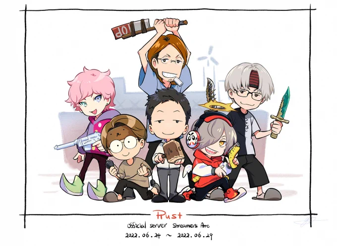 6月めっちゃ楽しかったですありがとうございました
#絵ぐいて #トナ描イト #シス絵さん #だるまいずごっほ 