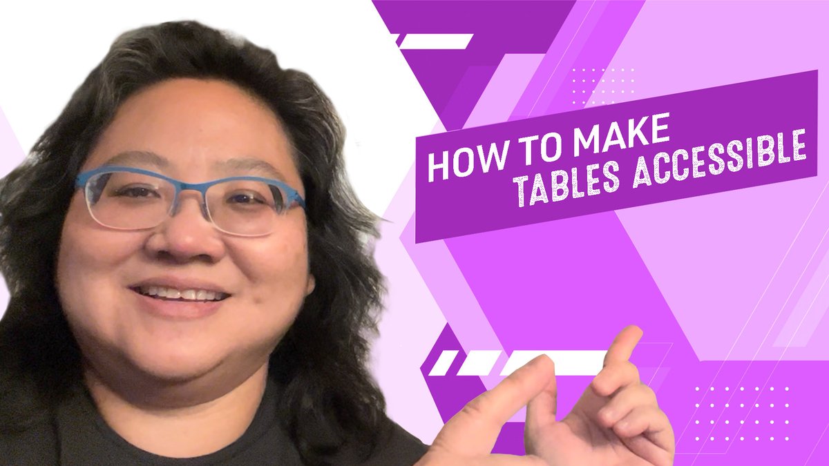 maribelogray's tweet image. Coding for Beginners: Recap—How to Make Tables Accessible youtu.be/-xVQjr_hrBY via @YouTube #HTML #CSS #htmltables #accessibility #coding #webdesign #WomenWhoCode