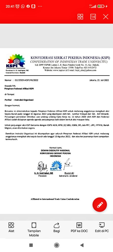 FSP LEM SPSI tweet media