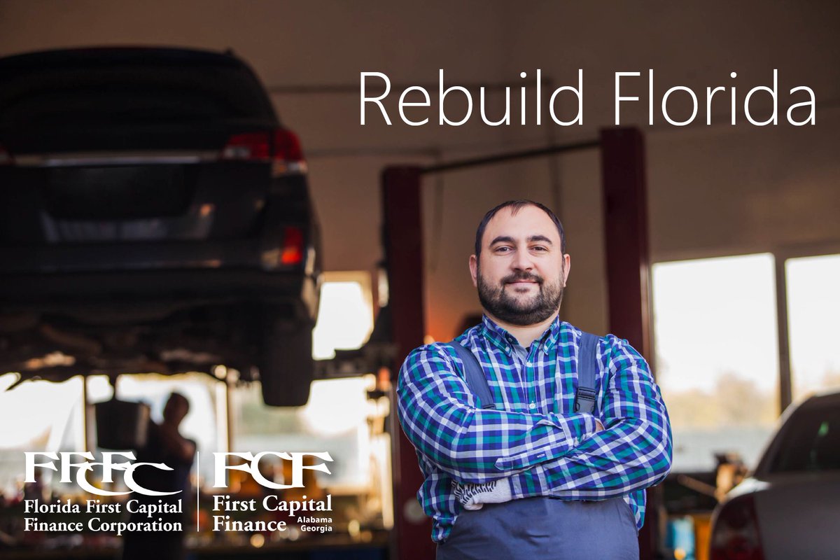 FFCFC's tweet photo. 📢 FLORIDA SMALL BUSINESS OWNERS: Need working capital to purchase inventory, equipment or commercial property? The Rebuild Florida Business Loan Fund provides FL small businesses with working capital at reasonable rates. Learn more: https://t.co/y5bAtTg9d2. #RebuildFlorida https://t.co/n7es4LgQzY
