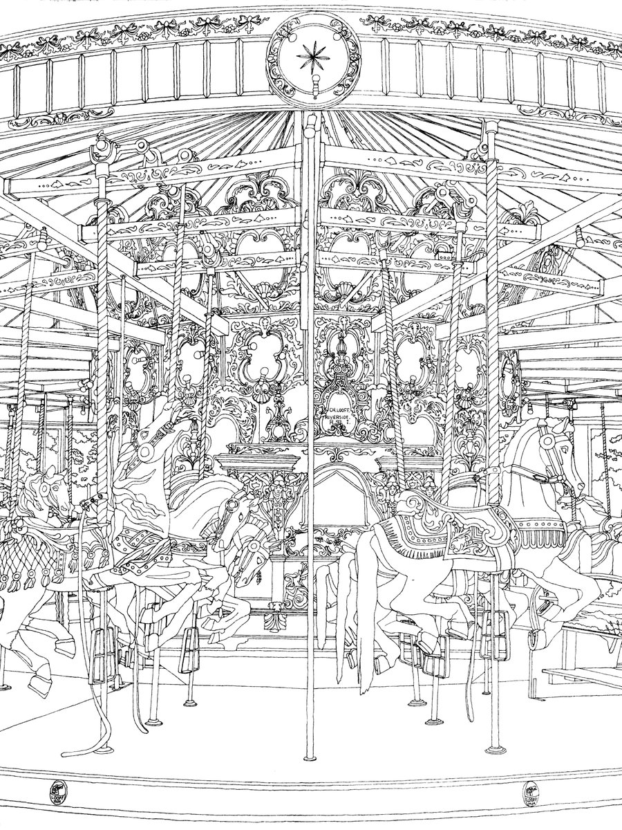 SpokaneColors's tweet photo. Coloring book page #21!!!!!! And I am oh oh so proud of this one ❤ The Looff Carousell at The Riverfront Park #looffcarousel #riverfrontpark #spokane #spokanewa #spokanecoloringbook #washingtonartist #spokanearts #spokaneartist #spokanegram #spokaneliving #spokanelife https://t.co/cr8rD47mZ5