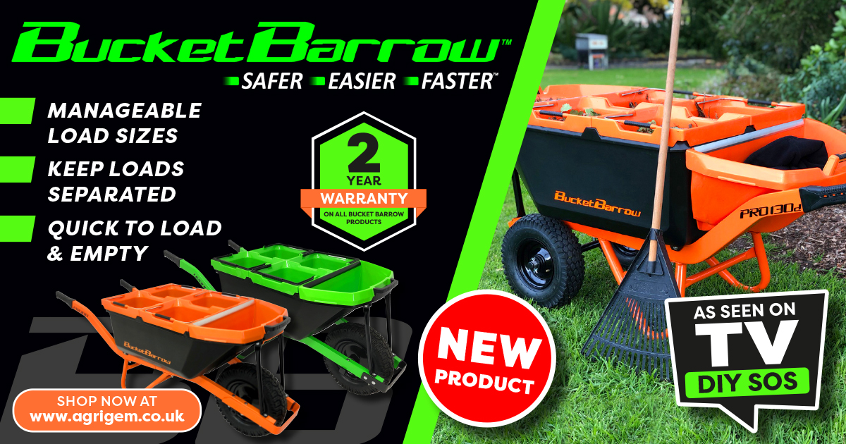 AgrigemLtd's tweet image. ⭐ Introducing our brand new BucketBarrows ⭐

The perfect addition to your home and garden tool kit 🤩 With 4 Buckets and 1 Multipurpose Scoop you will not want to miss out on this simple assembly BucketBarrow❗️
 
Shop Now &amp;gt;&amp;gt; tinyurl.com/4a6ujhbd

#bucketbarrow #BrandNew