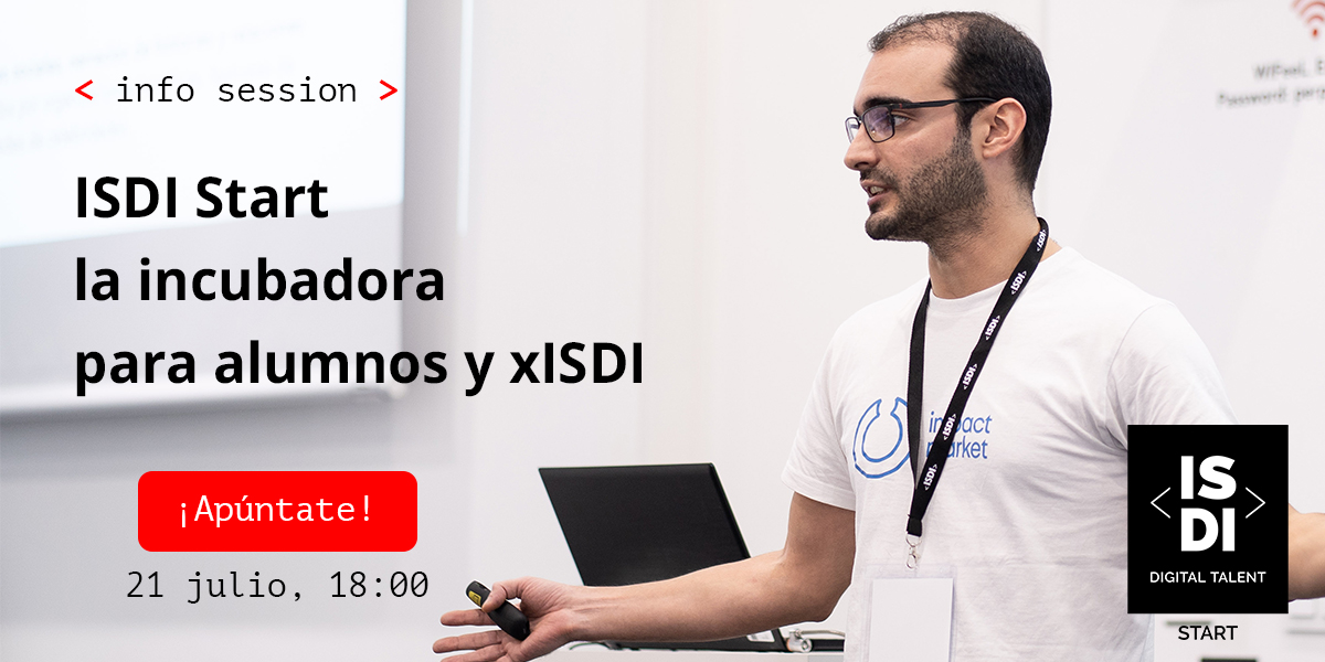 ISDIacc's tweet image. Hemos lanzado nuestra open call de #ISDIStart - la incubadora para alumnos de @ISDI_edu y #xISDI!! ¿Tienes un proyecto y necesitas ayuda para llevarle al próximo nivel? Esta tarde tendremos una sesión informativa, apúntate. ¿A qué esperas?
bit.ly/3RUq5zB