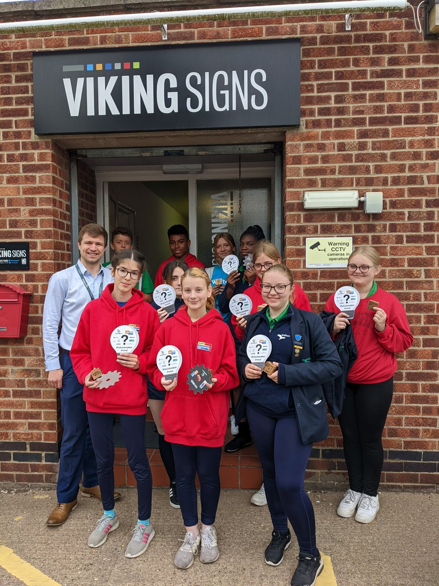 We spoke to <a href="/darrenjoint/">Darren Joint</a>, MD of <a href="/VikingSigns/">Viking Signs</a>, to find out what local students got up to when touring the facilities of seven Grantham-based #manufacturing businesses on <a href="/MakeUK_/">Make UK</a>'s National Manufacturing Day! 🛠️

Read all about it here: bit.ly/3oiD14L