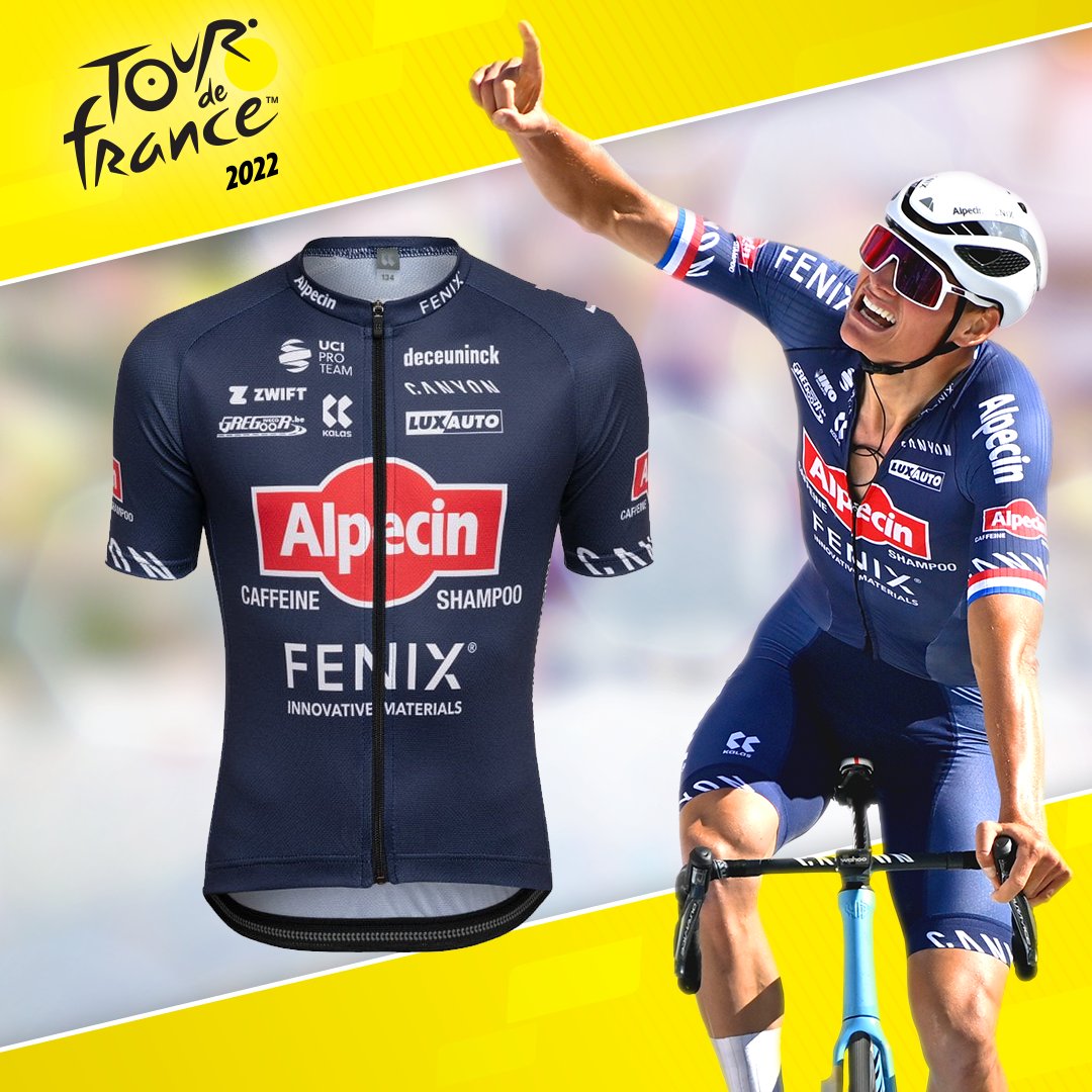 Today is your chance to get this beautiful jersey from Team @AlpecinDCK , signed by @mathieuvdpoel himself ! Follow both @PCyclingManager and @AlpecinDCK and drop a comment to be part of the draw !