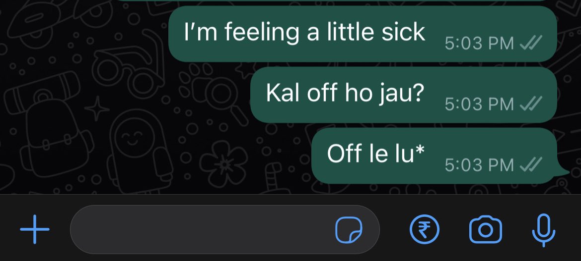 ParulTried's tweet image. It be like that sometimes