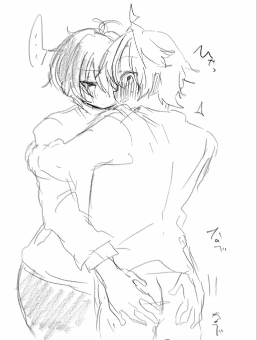 人様のツイート見て我慢できず描いてしまったぁぉょる 