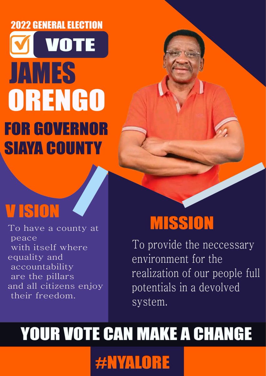 Rodgersouma93's tweet photo. Incoming Siaya Governor @orengo_james . Development is our key agenda as team #Inawezekana .

#Nyalore https://t.co/bq6ZypawmV