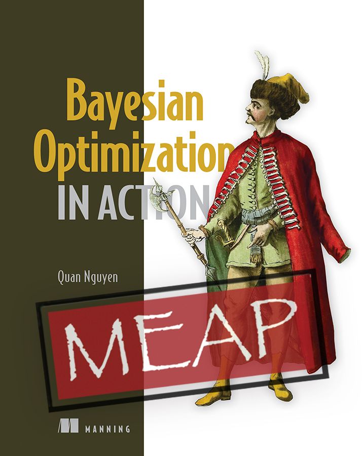 ManningBooks's tweet image. Bayesian Optimization by @the_subtrahend focuses on advanced techniques for optimizing machine learning processes: mng.bz/5Q08
#bayesianoptimization #machinelearning