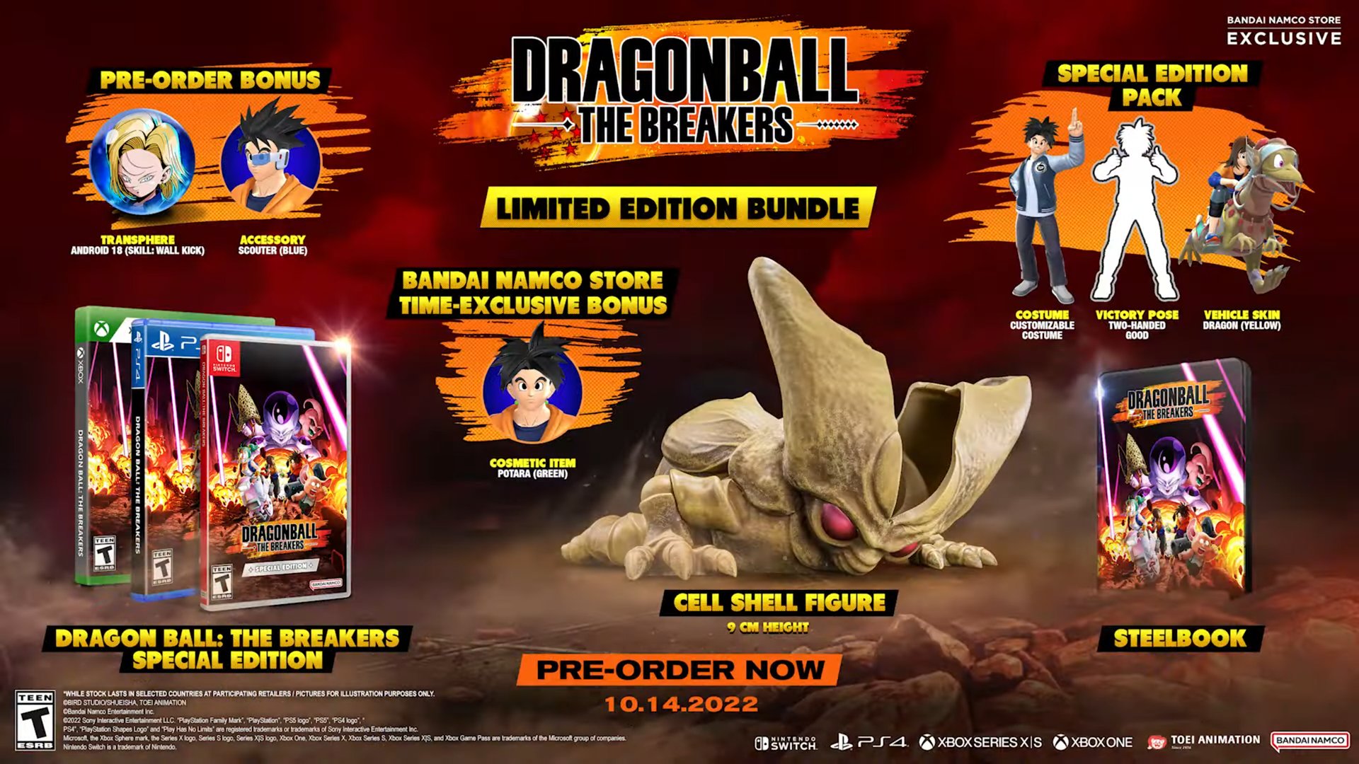 DRAGON BALL THE BREAKERS Special Edition Switch - Catalogo