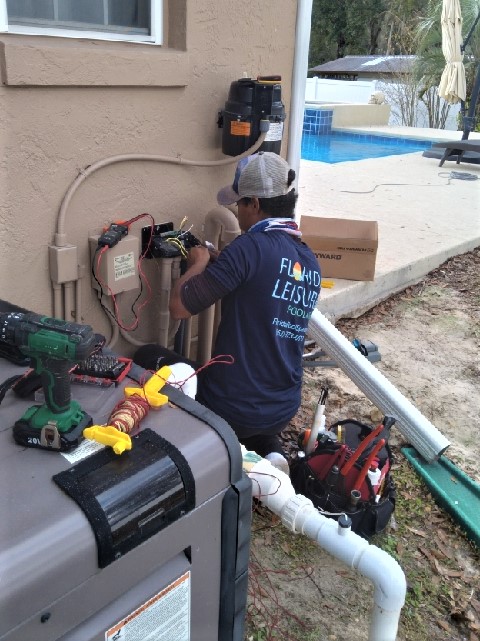 flpoolspa's tweet photo. Do you currently have a pool problem? At Florida Leisure Pool &amp; Spa, our trained technicians work on pumps, filters, salt water systems, automation controls, time clocks, heaters, heat pumps, LED lighting and so much more. #floridaleisurepoolandspa #poolrepair #poolpump... https://t.co/1PBLghNvSr