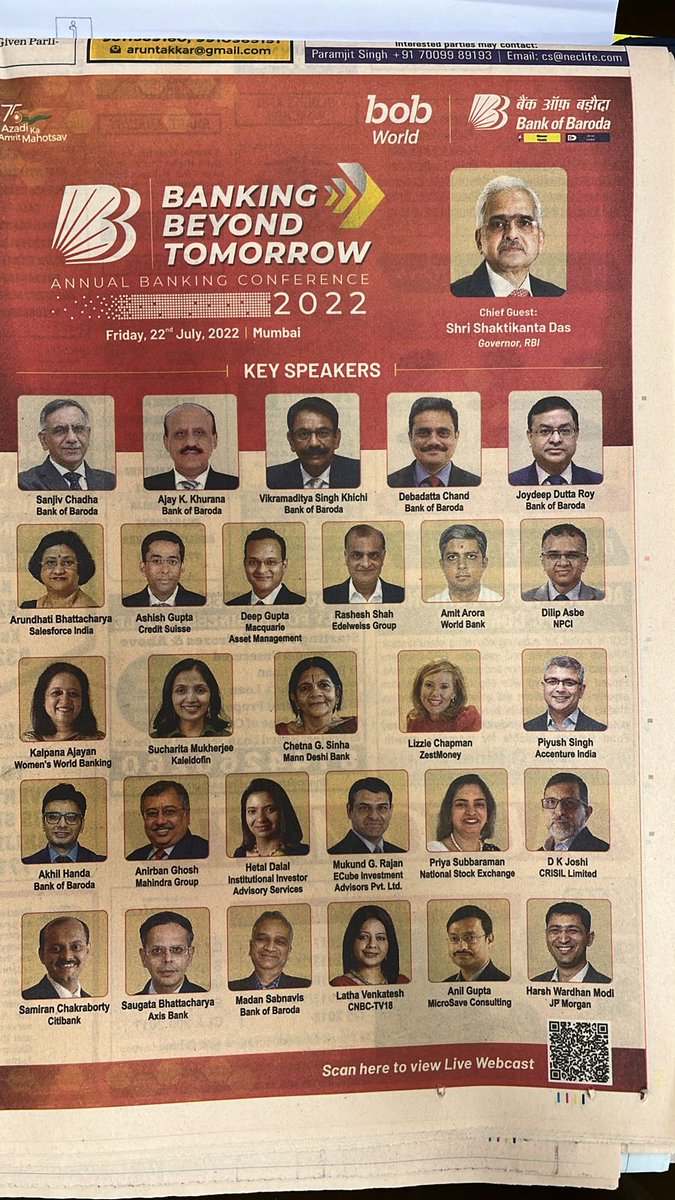 kaleidofin (@kaleidofin) on Twitter photo Excited to have <a href="/Sucharita_2011/">Sucharita</a> CEO and co-founder, Kaleidofin be a part of the prestigious ‘Banking Beyond Tomorrow’ conference organised by <a href="/bankofbaroda/">Bank of Baroda</a>. She will be speaking at the panel ‘New Frontiers in Financial Inclusion’.
<a href="/puneet_gupta/">Puneet Gupta</a> Excited to have <a href="/Sucharita_2011/">Sucharita</a> CEO and co-founder, Kaleidofin be a part of the prestigious ‘Banking Beyond Tomorrow’ conference organised by <a href="/bankofbaroda/">Bank of Baroda</a>. She will be speaking at the panel ‘New Frontiers in Financial Inclusion’.
<a href="/puneet_gupta/">Puneet Gupta</a>