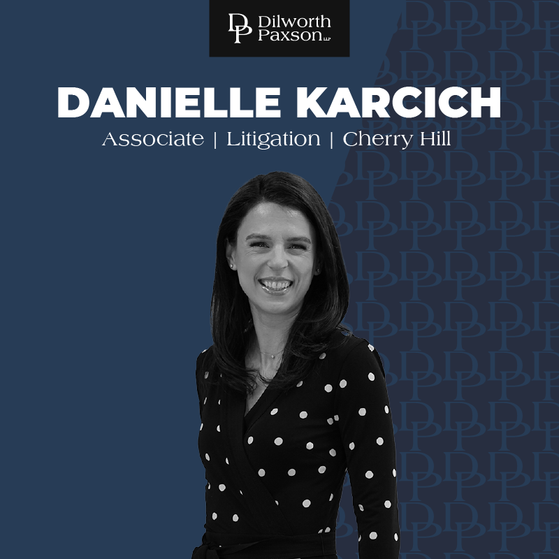 Join us in welcoming Danielle Karcich to the firm's litigation department in Cherry Hill.

More about Danielle: bit.ly/3B9bLxu

#constructionlaw #litigationattorney