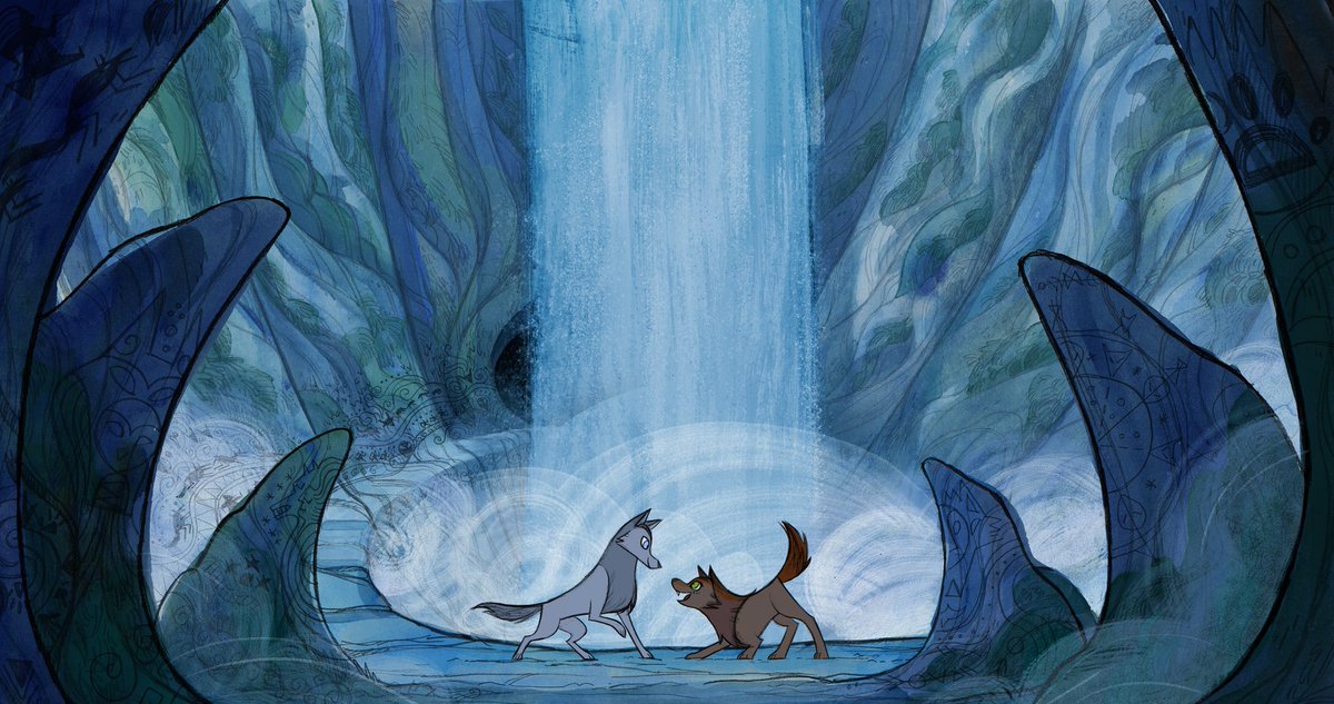 ani_obsessive's tweet image. Scene illustrations by Almu Redondo and Alice Dieudonné for Wolfwalkers (2020), dir. Tomm Moore and Ross Stewart, Cartoon Saloon

These are concept paintings that Cartoon Saloon used as blueprints for the final shots in Wolfwalkers