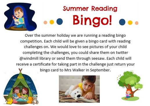 Don't forget to share your pictures of the challenge. Enjoy your summer reading!