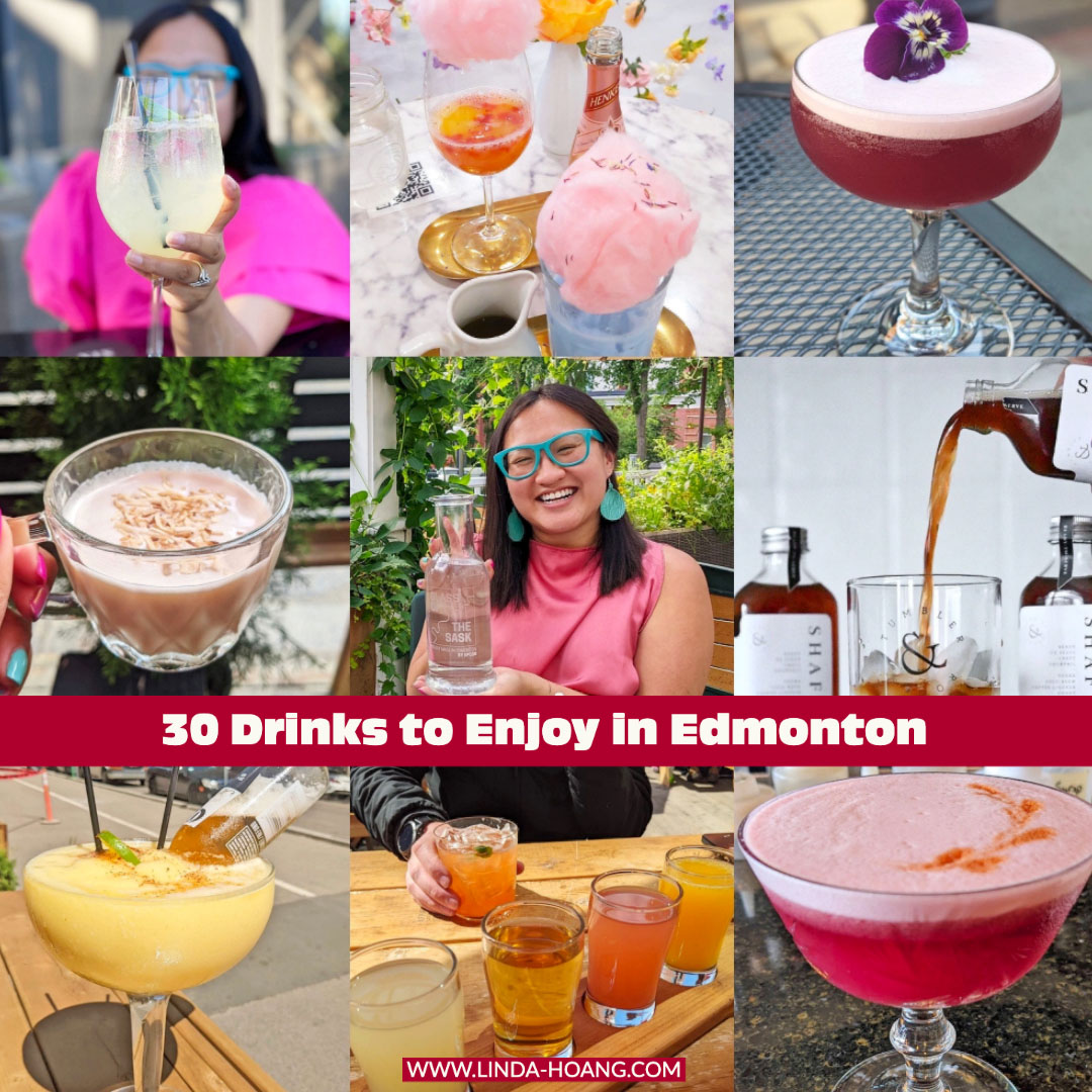 NEW BLOG POST! 🥂 I've put together a list of 30 Drinks to Enjoy in Edmonton (alcoholic + non-alcoholic). 💛 SPOILER ALERT: one of the drinks is a #GlassOfTheSask (Edmonton Tap Water) 💧😏 

READ THE BLOG ⤵️
linda-hoang.com/explore-edmont…

#EPCOR_Partner 
#yegfood #yeg 
#exploreedmonton