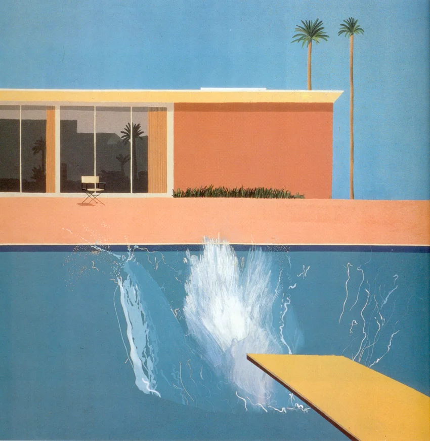 marysia_cc's tweet photo. David Hockney – A Bigger Splash, 1967 https://t.co/uygMYQz8ho