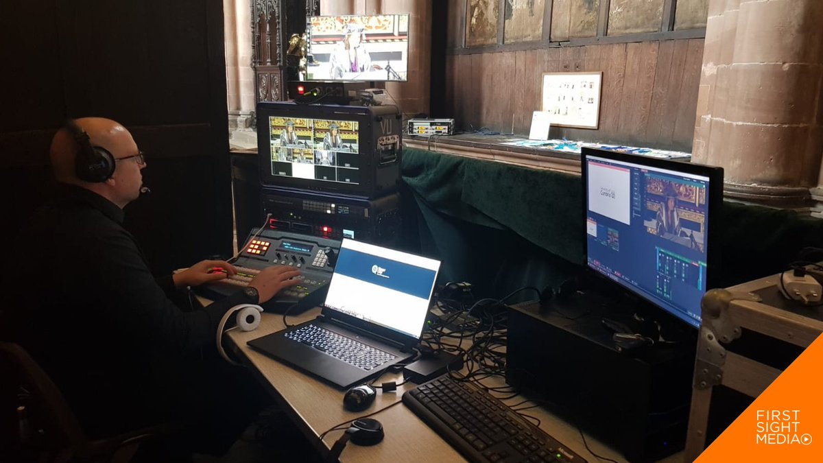 firstsightmedia's tweet photo. That's a wrap for the @CumbriaUni summer graduations at the stunning @CarlisleCathedral. Our team have been producing the in-person graduations for the ceremonies for 2022 cohorts.
#WeAreCumbria #UoCGrads2022 #FirstSightMedia #BehindTheScenes #VideoProduction #LiveStream https://t.co/CNMFFM8sK1