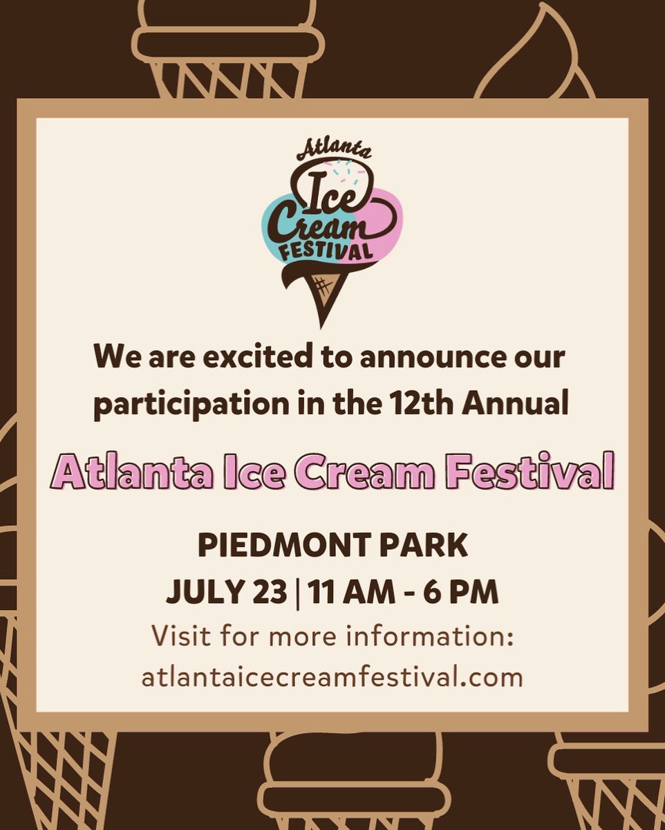 fan_edservices's tweet photo. Come and bring the entire family!✨🍨☀️#AICF22 @ATLIceCreamFest https://t.co/Ml44mwvres
