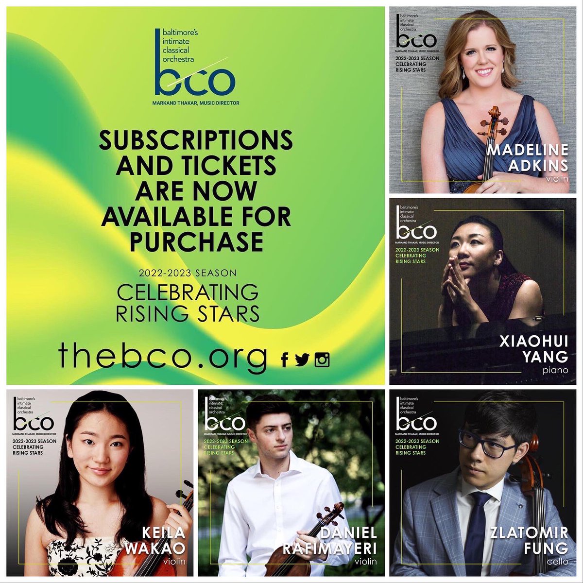 BaltChamOrch's tweet image. Celebrating Rising Stars ★ Subscriptions, Tickets, Full Information NOW at thebco.org.
Meeting the Rising Star ~ Daniel Rafimayeri! Gold Medalist, 2019 Stulberg International String Competition. Watch Daniel plays Elgar's La Capricieuse youtu.be/Bw5bBiwc1eI