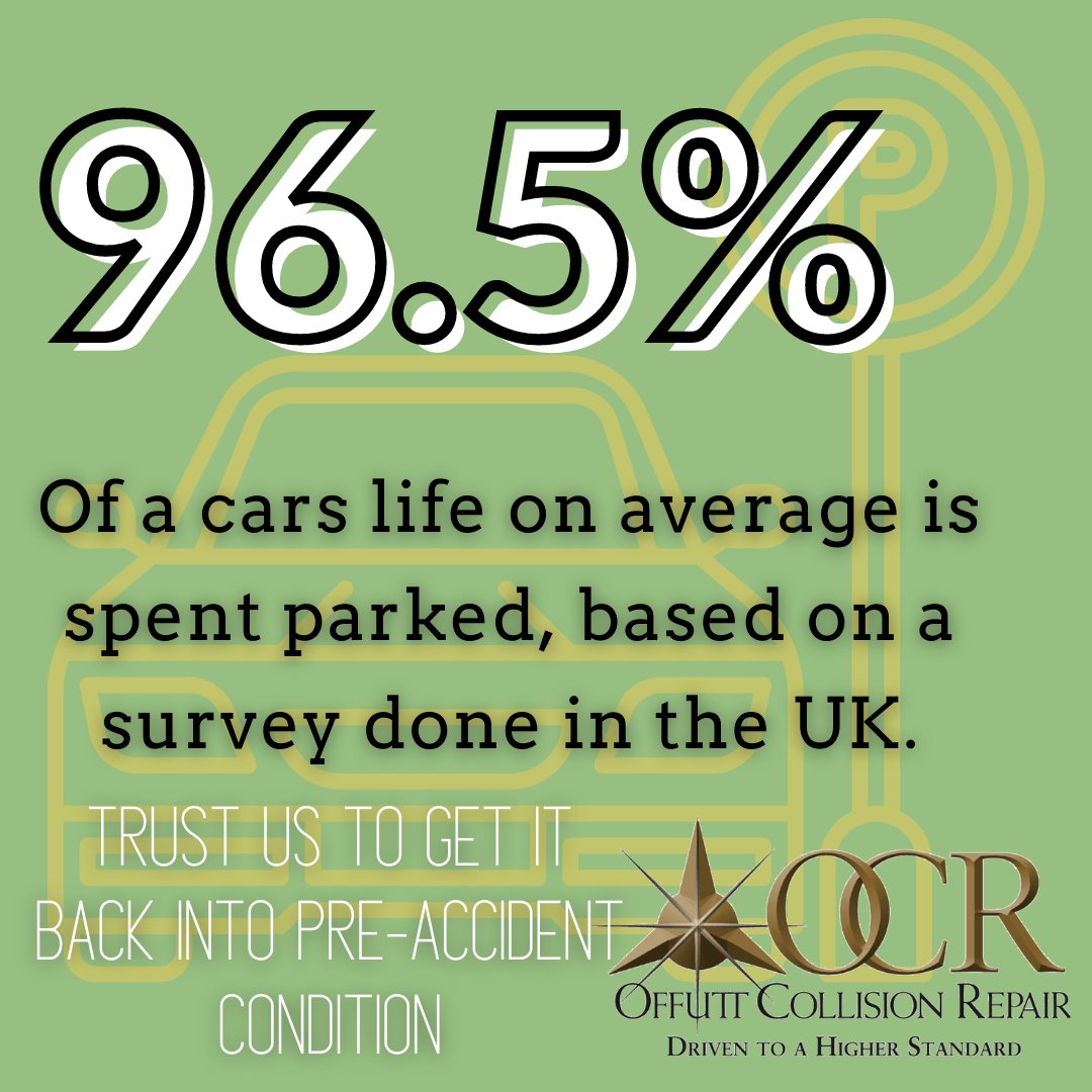 With our cars parked and on display so much, why not make sure it looks how it did before the accident? If you have a scratch or spot on your car that you'd like fixed, call us to set an appointment up for an estimate! #OffuttCollisionRepair #OCR #LocallyOwned #ParkedAndPretty