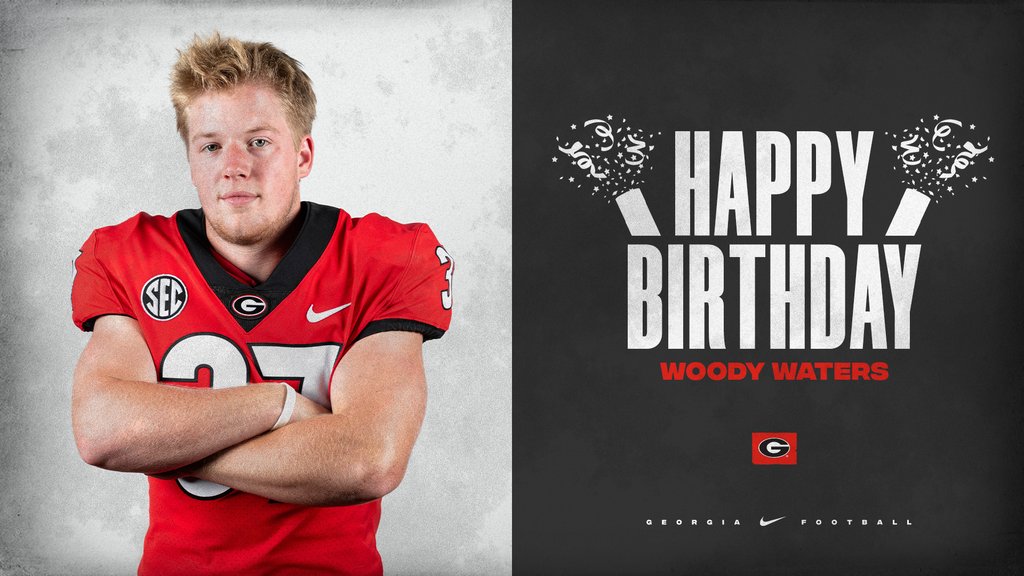 Happy Birthday, <a href="/WoodyW88/">Woody Waters</a> !!

#GoDawgs