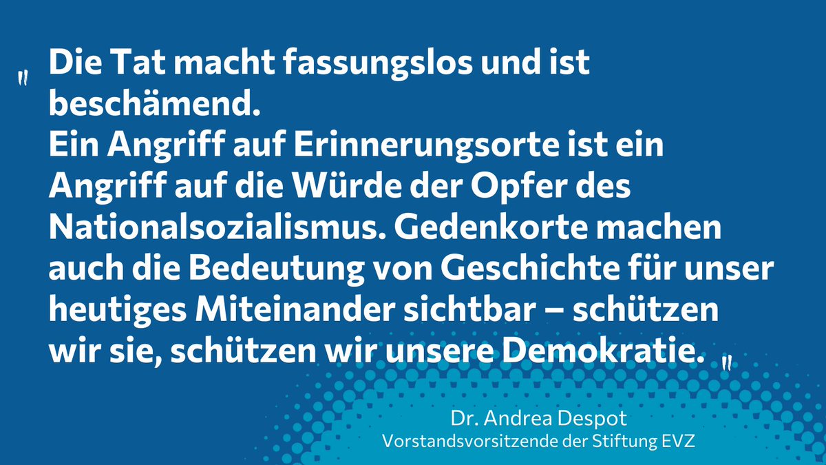 ❗️Unbekannte haben Gedenk-Bäume in der Nähe der KZ-Gedenkstätte Buchenwald <a href="/Buchenwald_Dora/">Stiftg. Gedenkstätten Buchenwald u. Mittelbau-Dora</a> abgesägt oder abgebrochen. Entdeckt wurde die Tat gestern am Jahrestag des Attentats auf Adolf Hitler 1944.
Unsere Vorstandsvorsitzende Andrea Despot dazu 👇