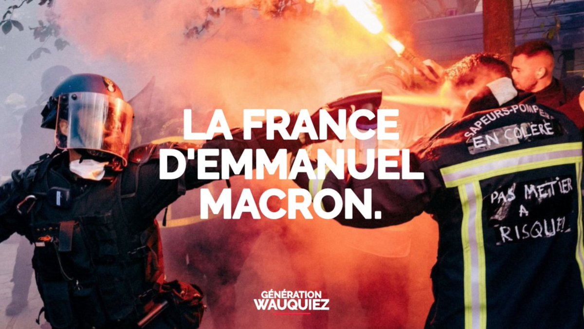 La France d'Emmanuel Macron en quelques mots : mensonges, violences d’Etat, mépris, division… La liste serait trop longue…

#wauquiez #laurentwauquiez #lesrepublicains #france #politiquefrancaise #politique #droite