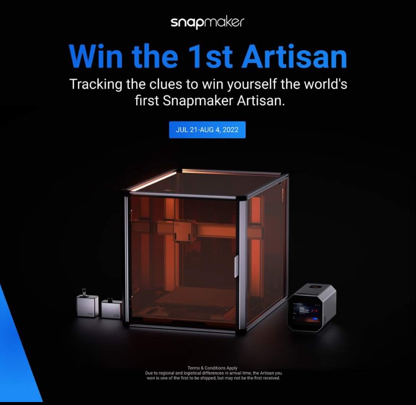 MrElliottC's tweet photo. @snapmaker is at it again, releasing a 3-D Printer/CNC cutter/Laser Engraver for hobbyists!

I am so excited about the potential for tech like this in schools... My Grade 8s would LOVE to tinker!

Wanna win one? 
https://t.co/AJOOSdpyZ0 https://t.co/wkgw3F8jEW