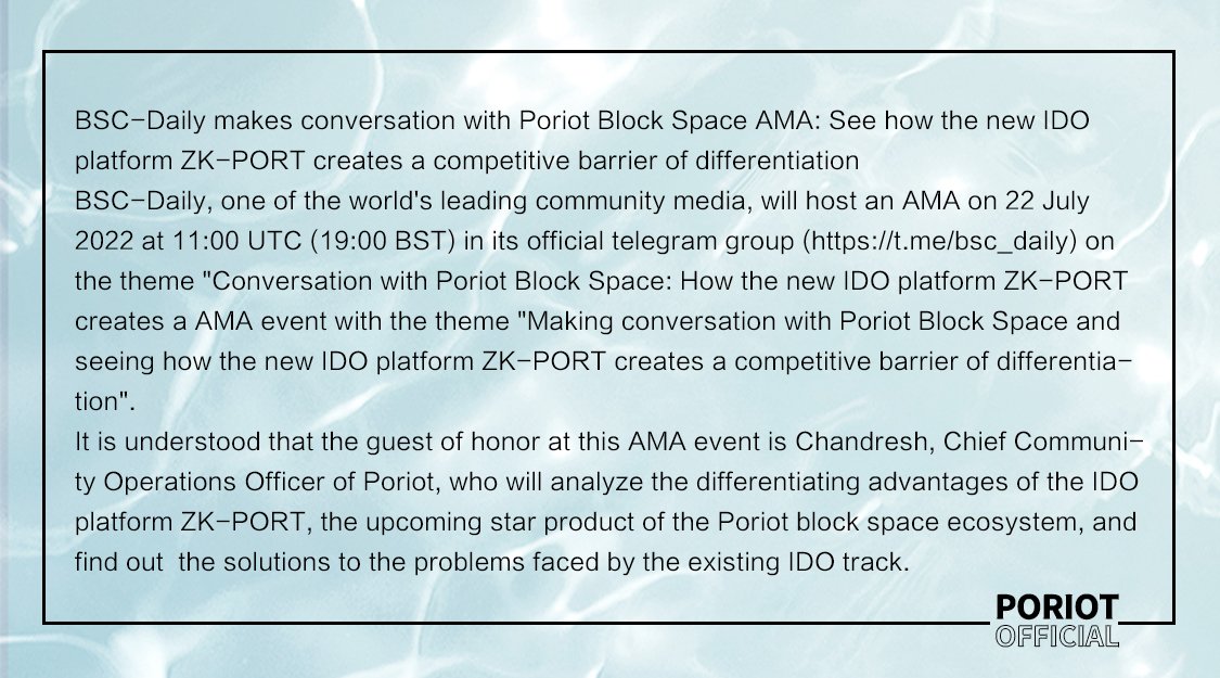 PORIOT OFFICIAL tweet media