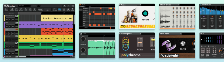 Youth Music funded partners have free access to YuStudio, <a href="/CharangaMusic/">CharangaMusic</a>'s full-featured music production tool &amp; music learning platform

YuStudio can be used by YP to make music &amp; develop skills, and can support project delivery

👉More info/sign up here bit.ly/3aSriXy