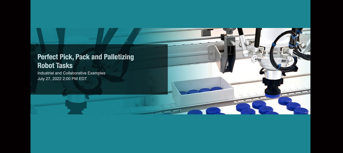 MfgNewsWeb's tweet image. Today’s mfg &amp;amp; fulfillment spaces demand fast, flexible automation. Highly flexible, yet capable robots are essential. Yaskawa will host &apos;Perfect Pick, Pack and Palletizing Robot Tasks&apos; on July 27.
motoman.com/en-us
tinyurl.com/yc5467pv
#Yaskawa #webinar #robottasks #mfg