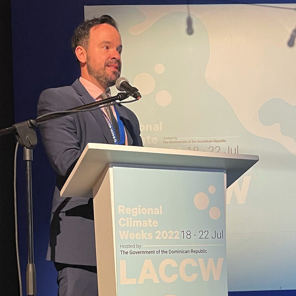 theGCF's tweet photo. 26% of GCF's current portfolio goes to Latin America &amp; the Caribbean. At @UNFCCC #ClimateWeekLAC, GCF delegation Cayetano Casado &amp; Valentina Villoria joined key meetings &amp; engaged with partners to discuss the region's shift to low carbon + climate-resilient #climateaction. https://t.co/CmcJdVJBn0